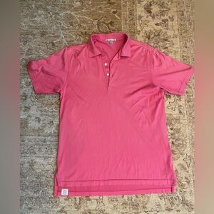 Peter Millar Men’s Pink Polo size Medium